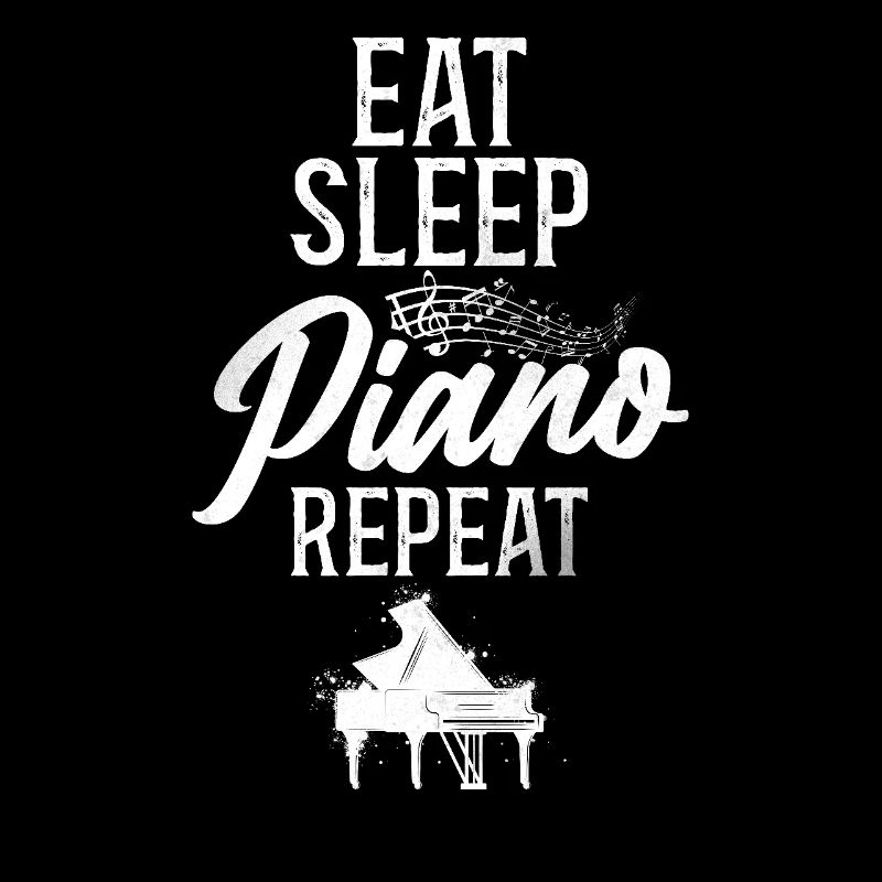 Professeur de piano Pianiste Manger Dormir