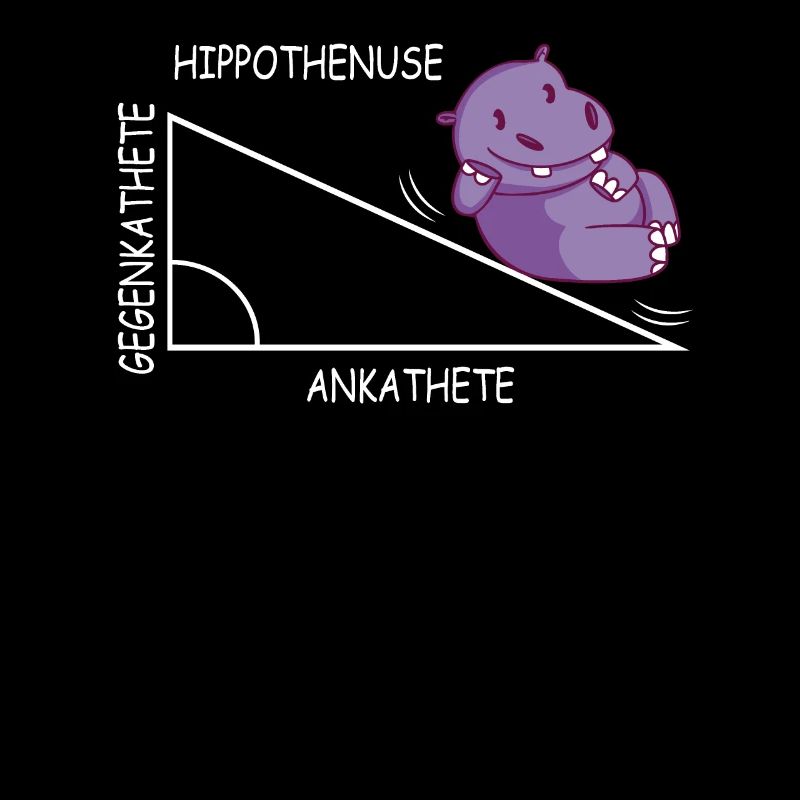 Funny Math Word Game Hippothenuse Hippopotamus