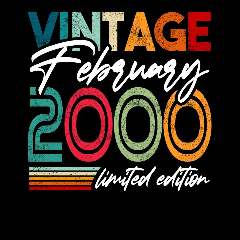 Anniversaire Février 2000 Millésime Février 2000