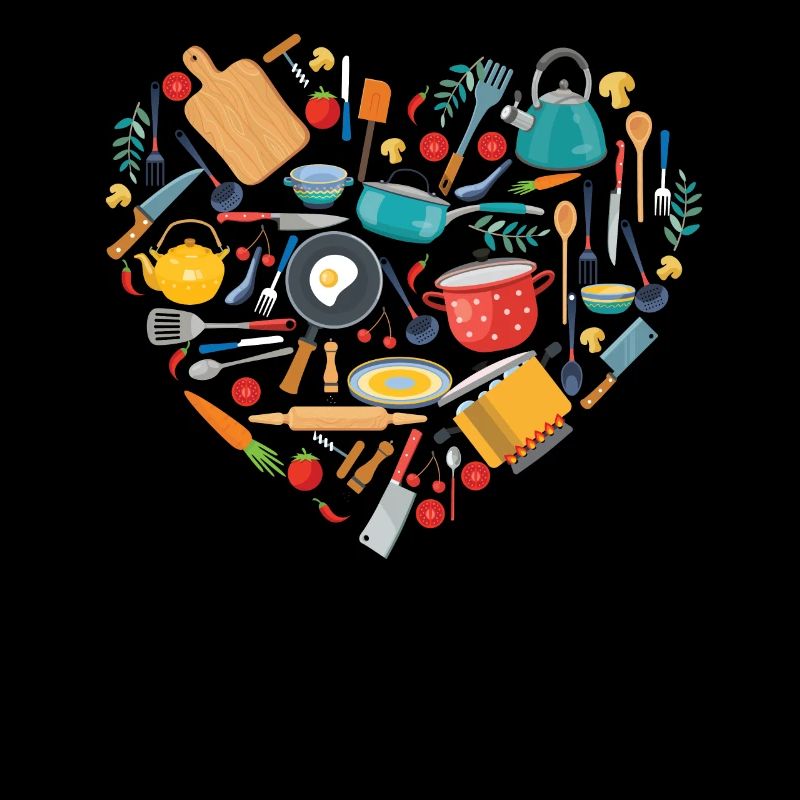 Cooking Cook Heart Tools Kitchen
