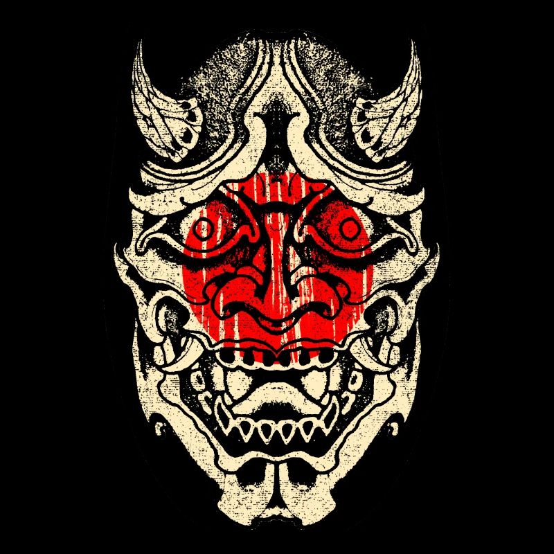 Masque de samouraï japonais
