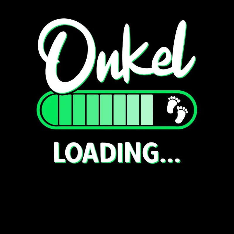 Werdender Onkel Loading Schwangerschaft verkünden