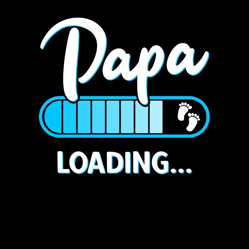 Expectant Dad Loading Pregnancy Father