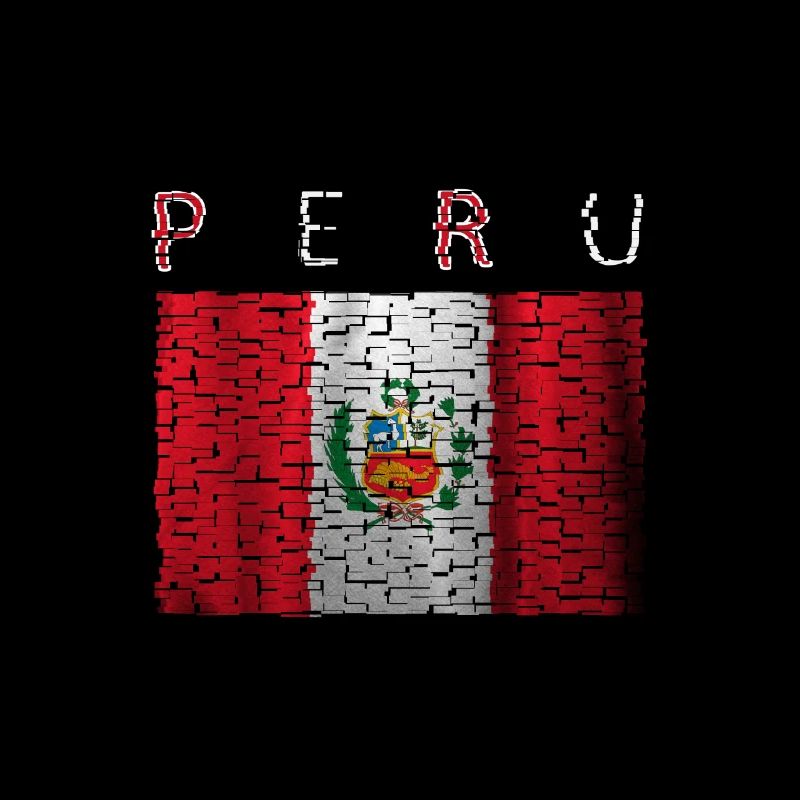 Peru Lima South America Flag