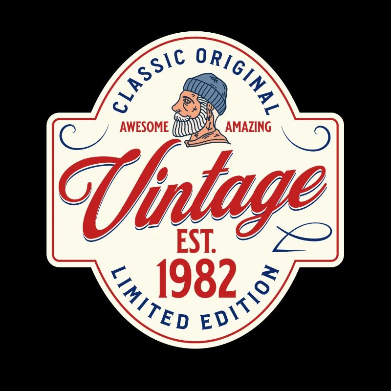 1982 geboren Geburtstagsgeschenk Vintage 1982