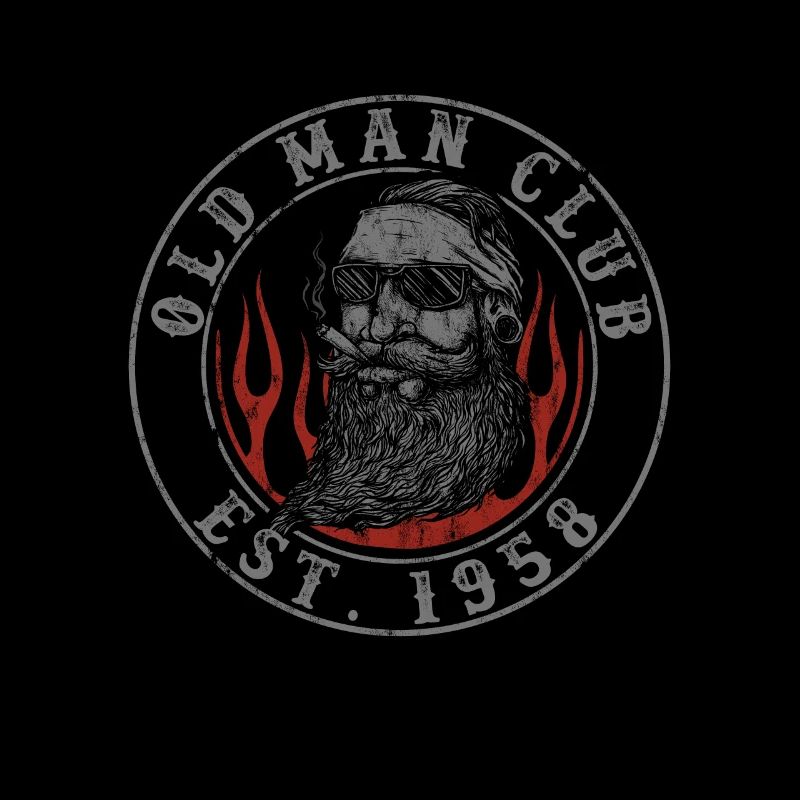 Old Man Club Est. 1958 Conception