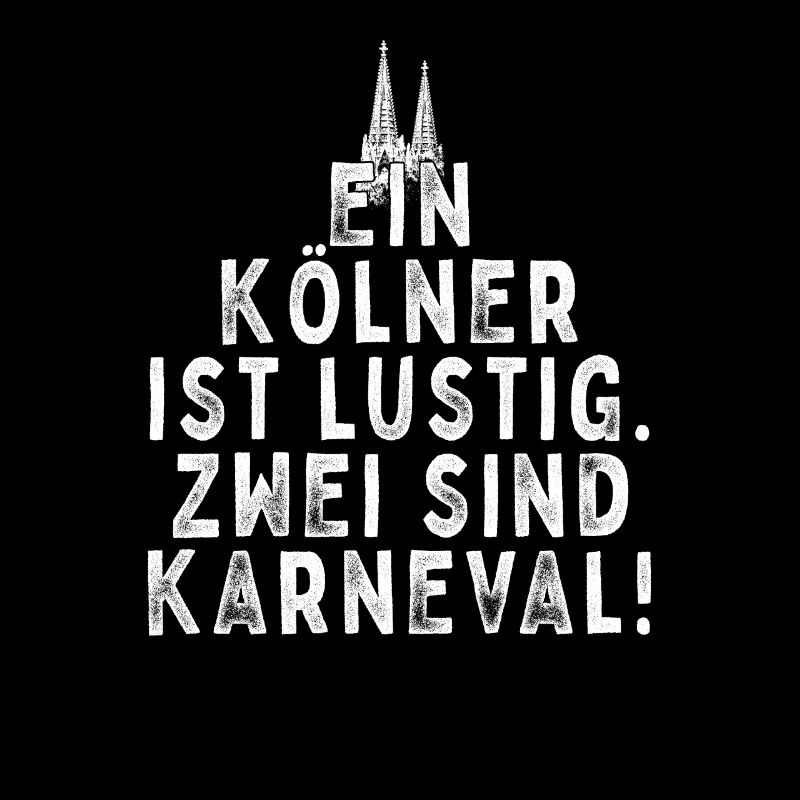 A Cologne est drôle deux sont carnaval jeck Cologne