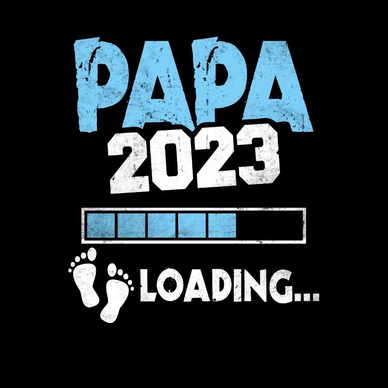 Werdender Papa 2023 Loading Nachwuchs Vater