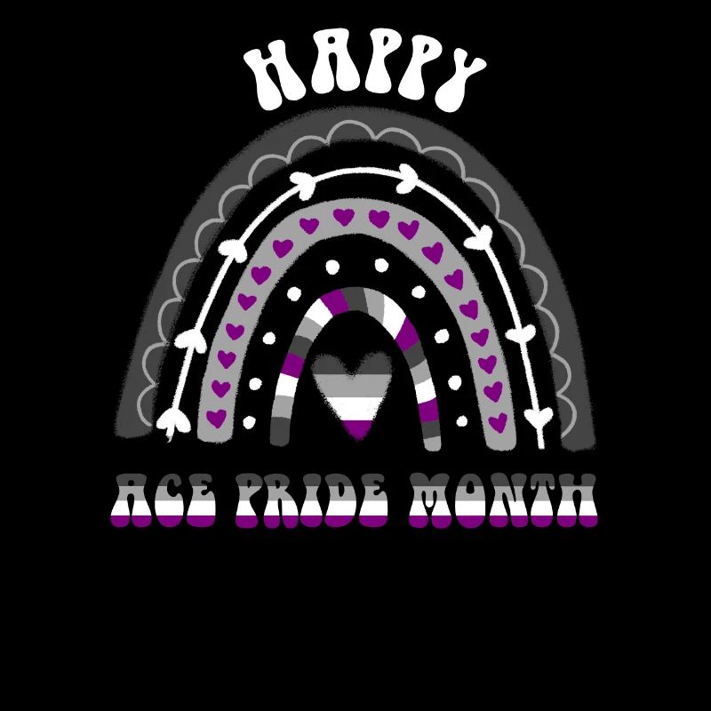 Happy Ace Pride Mois De l’arc-en-ciel asexué