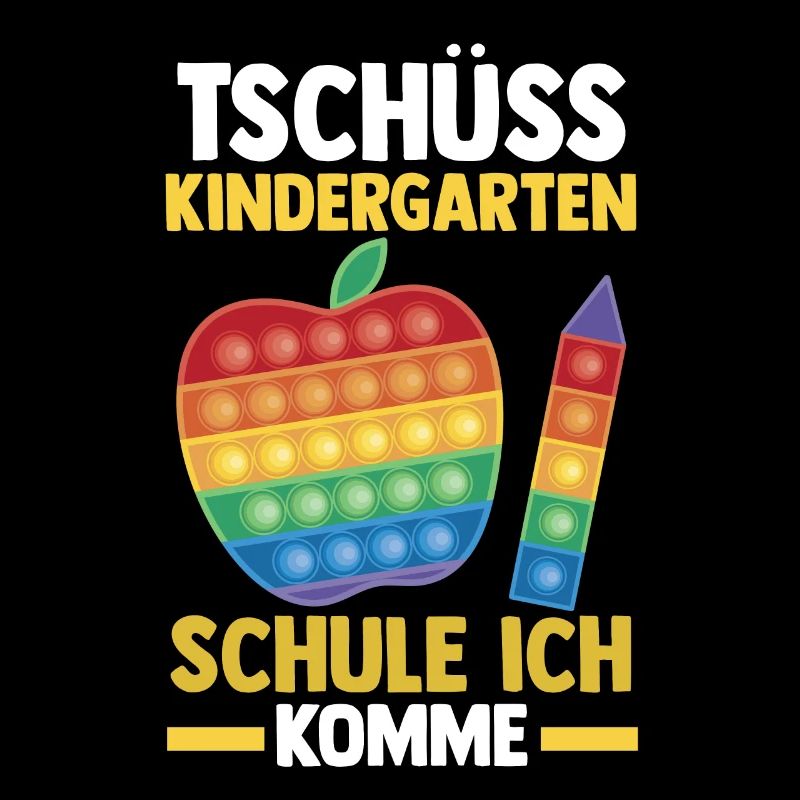 Tschüss Kindergarten Schüler Einschulung Schulanfa