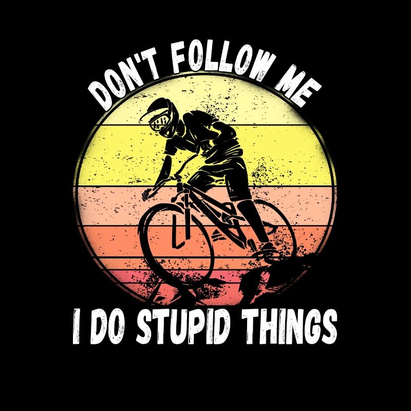 Ne me suivez pas, je fais des choses stupides en VTT