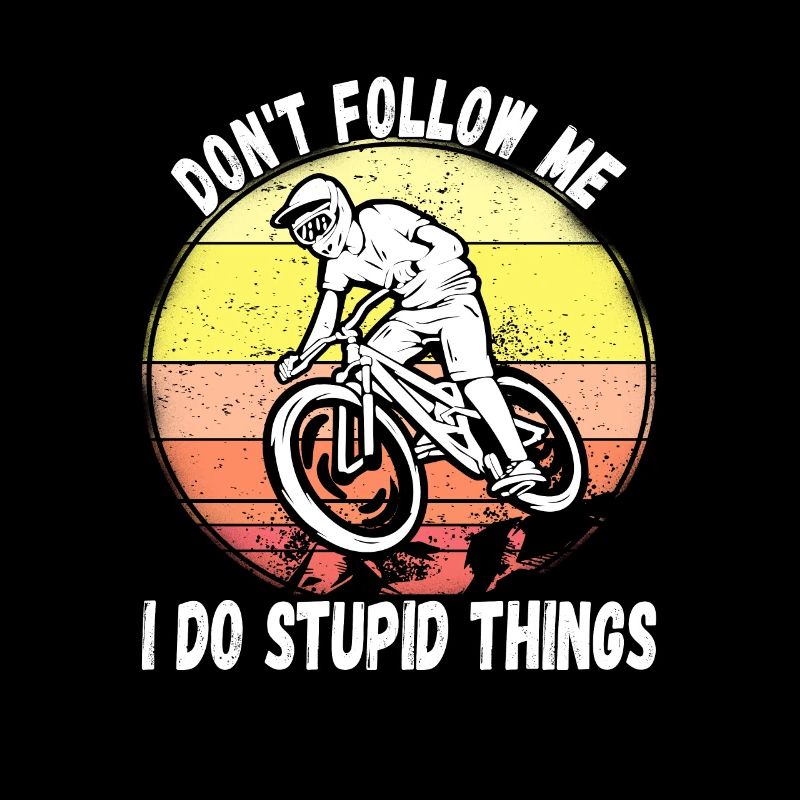 Ne me suivez pas, je fais des choses stupides en VTT
