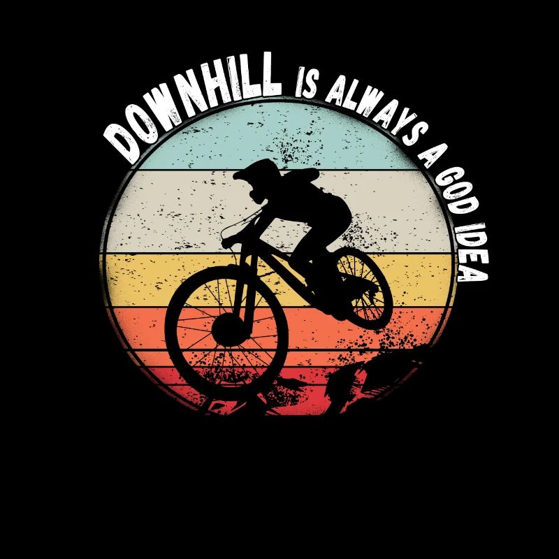 Downhill ist immer eine gute Idee MTB RetroVintage