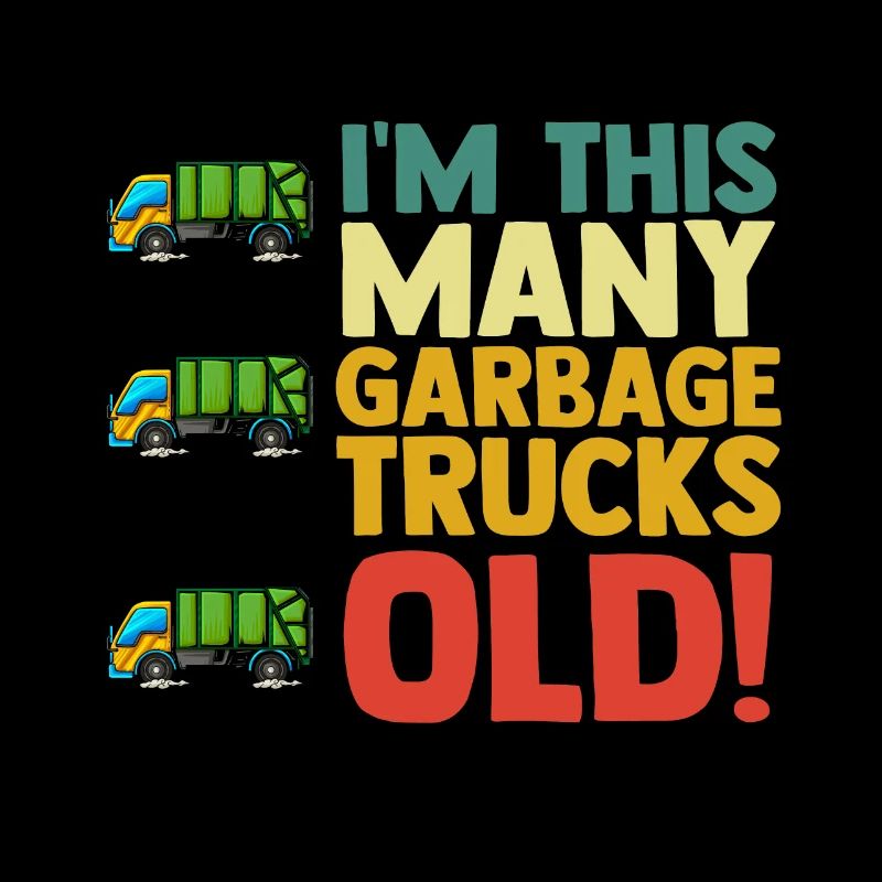 Garbage truck Müllmann Recycling 3rd birthday