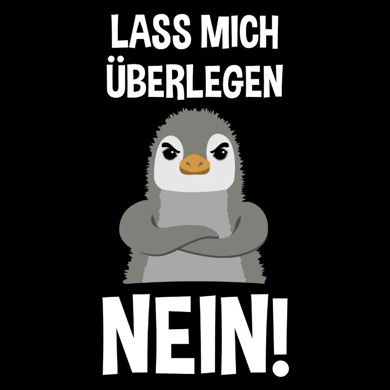 Pinguin Lustiger Spruch Sarkasmus Cooles Geschenk