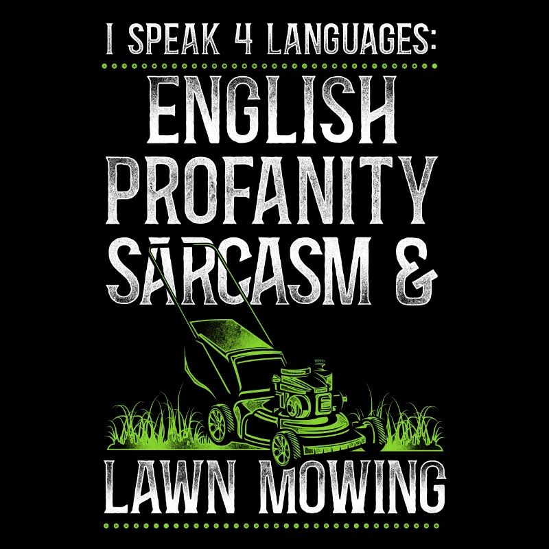 Lawn Mower Mowing Dad Father