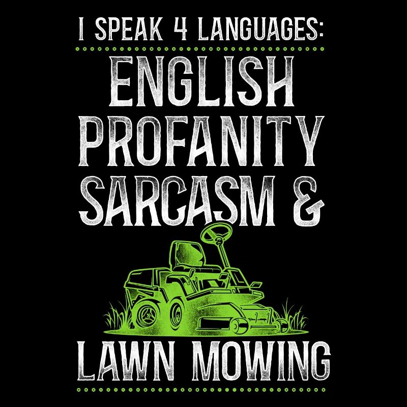 Lawn Mower Mowing Dad Father