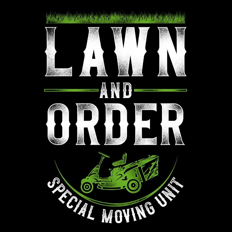 Lawn Mower Mowing Dad Father