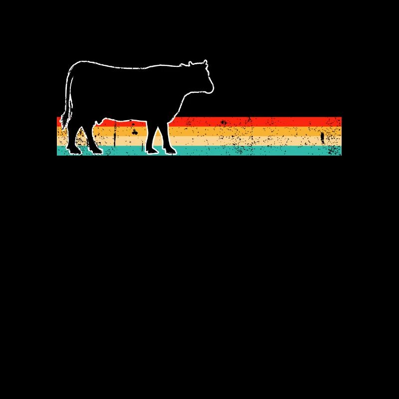 Cow Beef Retro