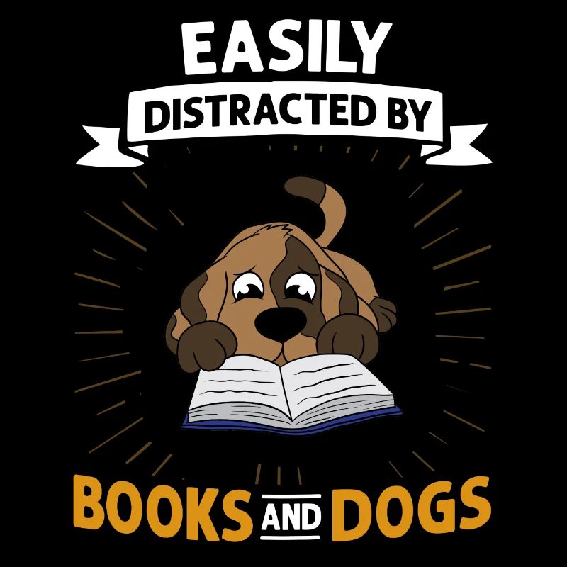Buch Hund Lesender Bücherwurm Bibliothekar Leser