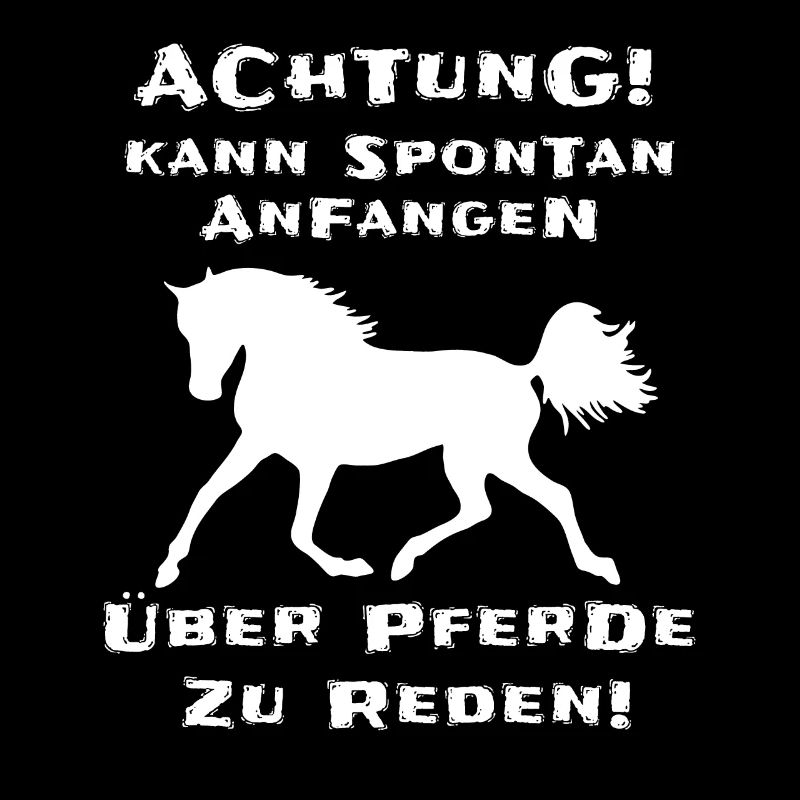 Pferde Reiterin Lustiger Spruch