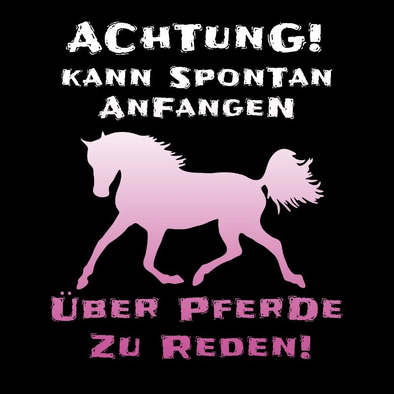 Pferde Reiterin Lustiger Spruch