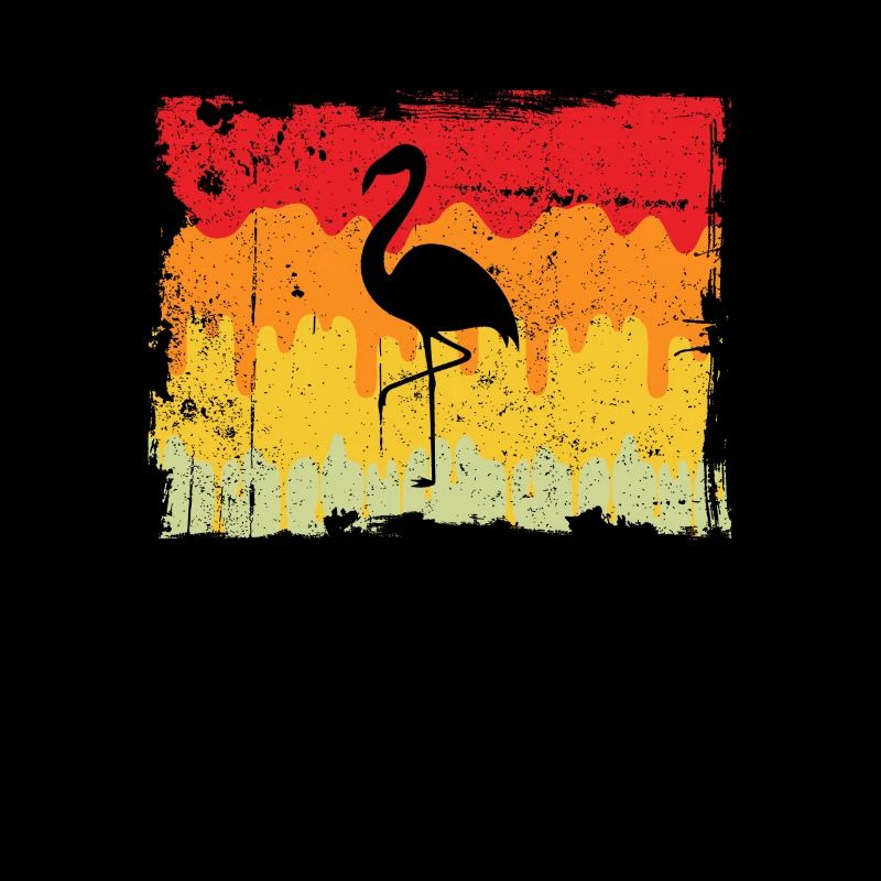 Flamant Rose Rétro