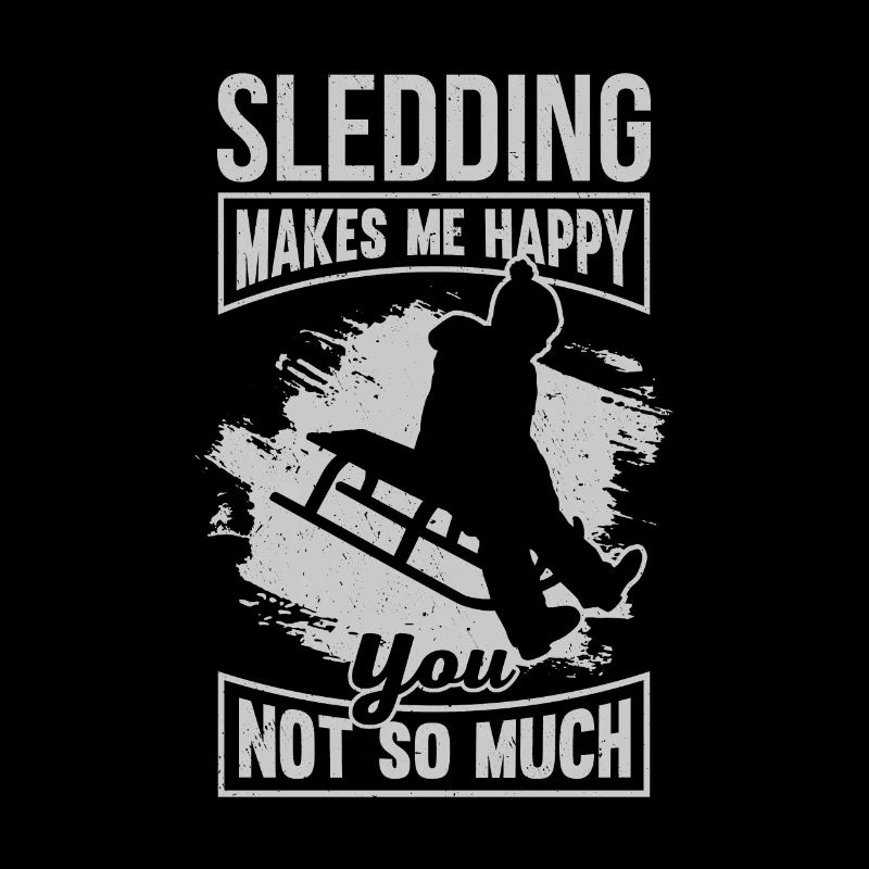 Sledging Winter Sledge Gift