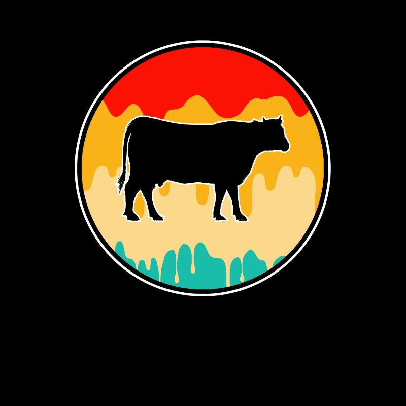 Bœuf de vache Retro
