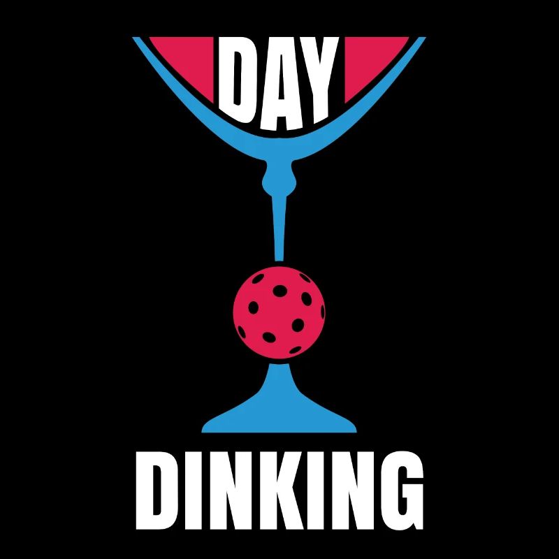 Jour Dinking Drôle Martini Pickleball