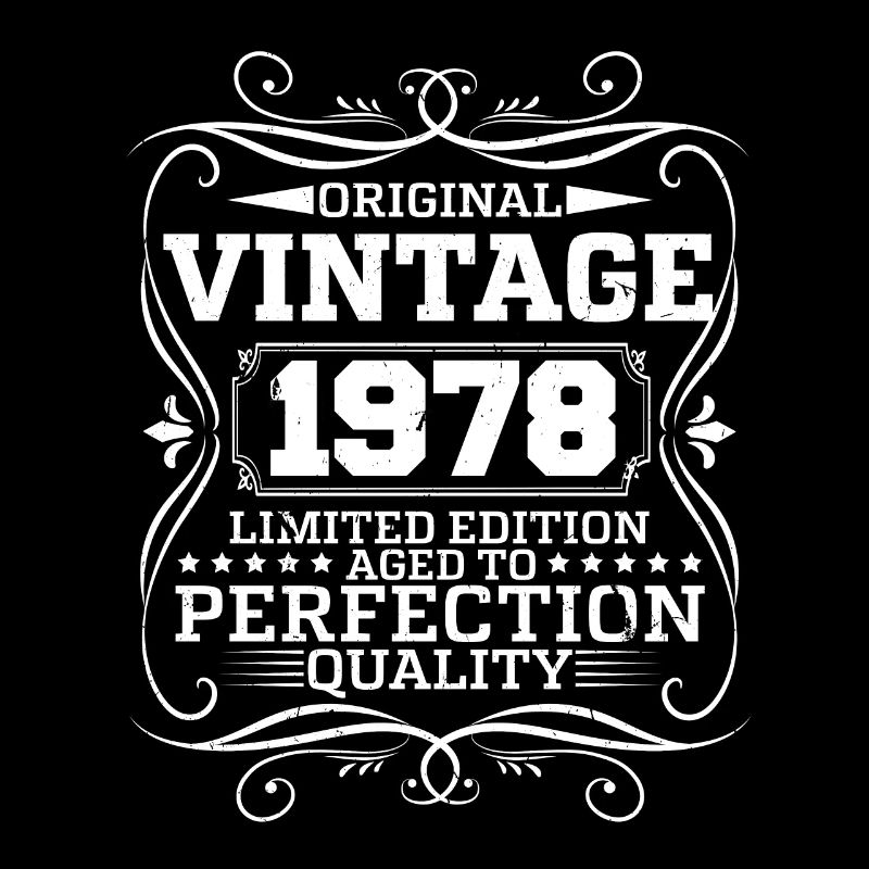 Vintage 1978 Édition Limitée Originale