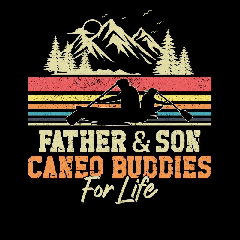 Canoe Canoeing Son Father Father &