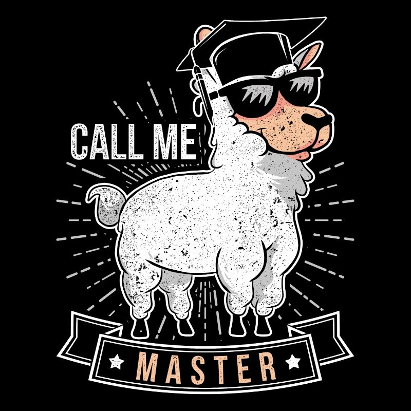 Vintage Call Me Master Spruch Für Master Absolvent