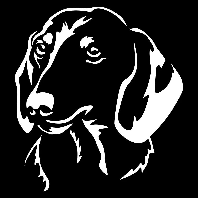 Dackel Kopf "Black Edition"