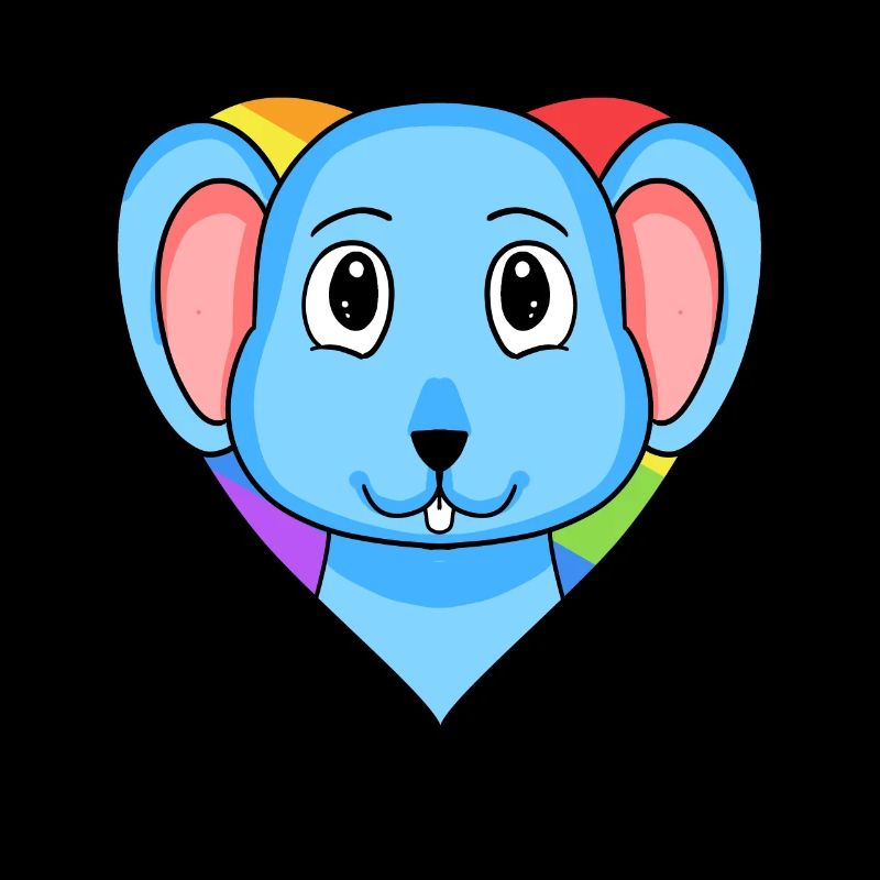 LGBT Animal Mouse Rainbow