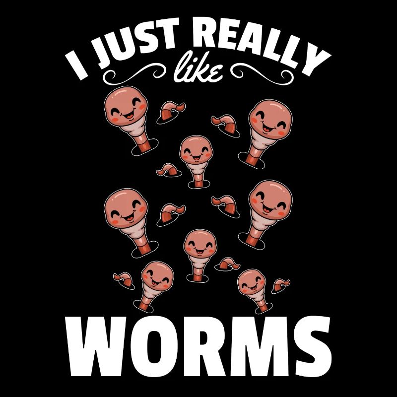 Amateur de vers de compost Happy Worm J’aime les vers