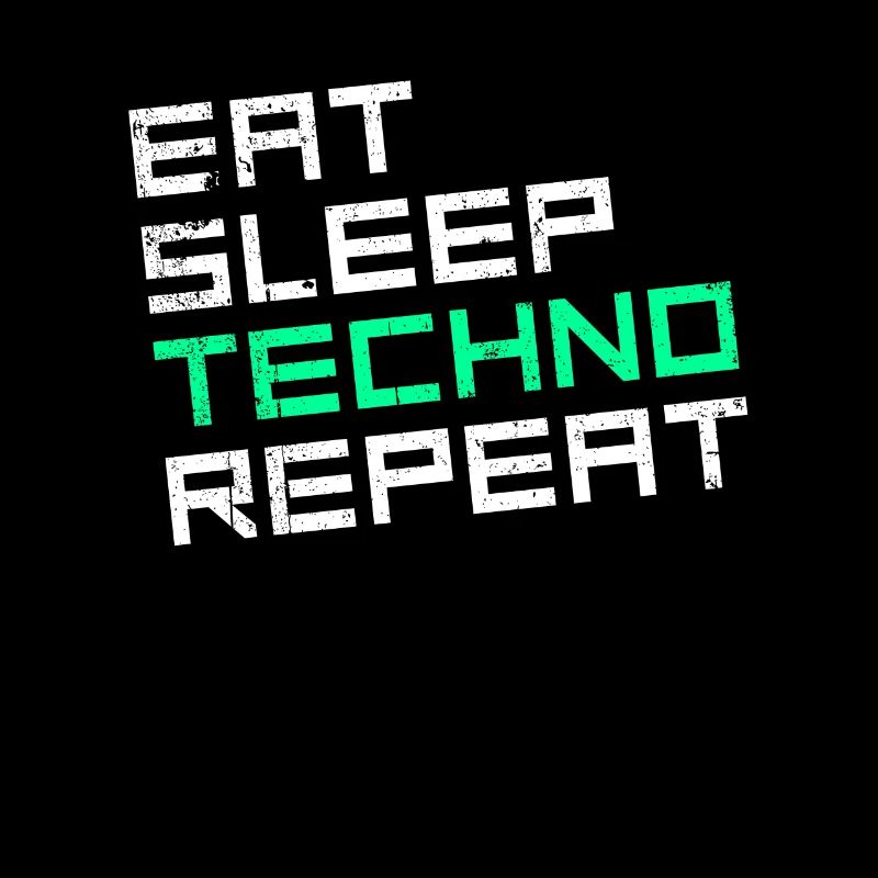 manger du sommeil techno répéter