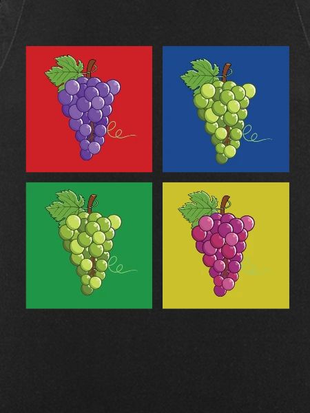Bunches of grapes