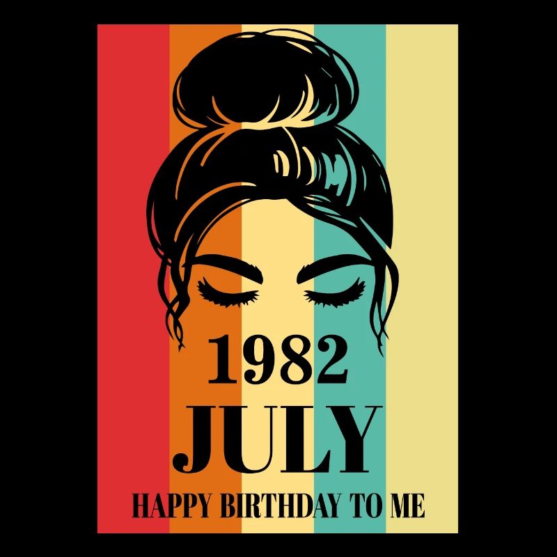 Juillet 1982 Joyeux anniversaire à moi
