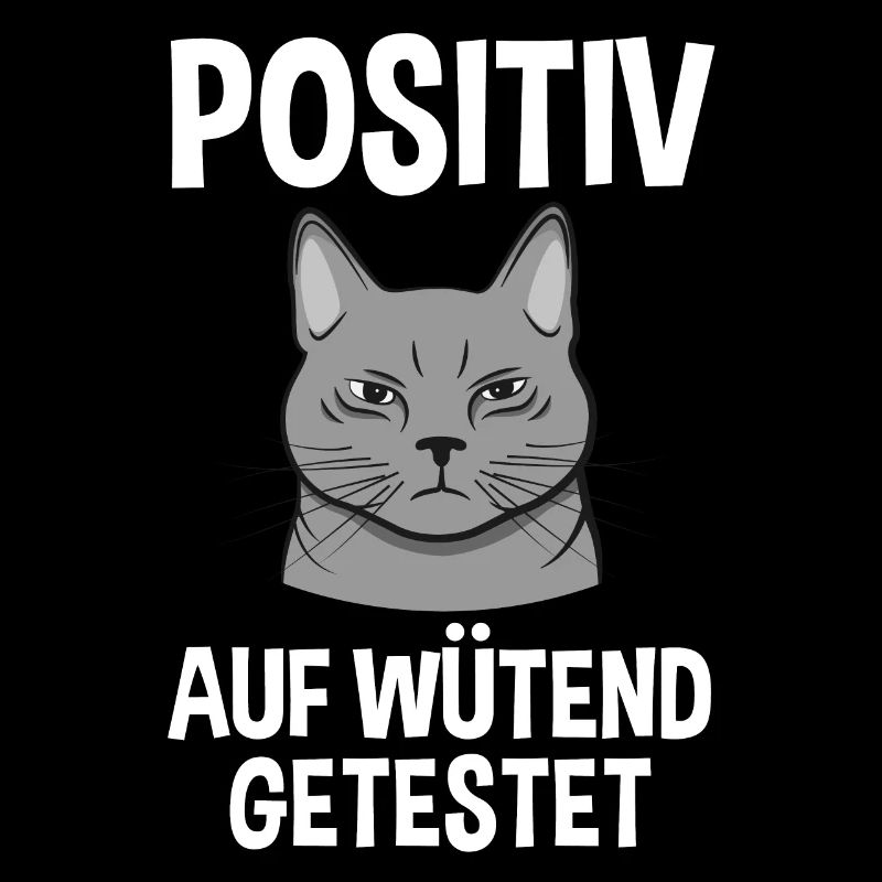 Wütende Katze Lustiger Spruch Geschenk