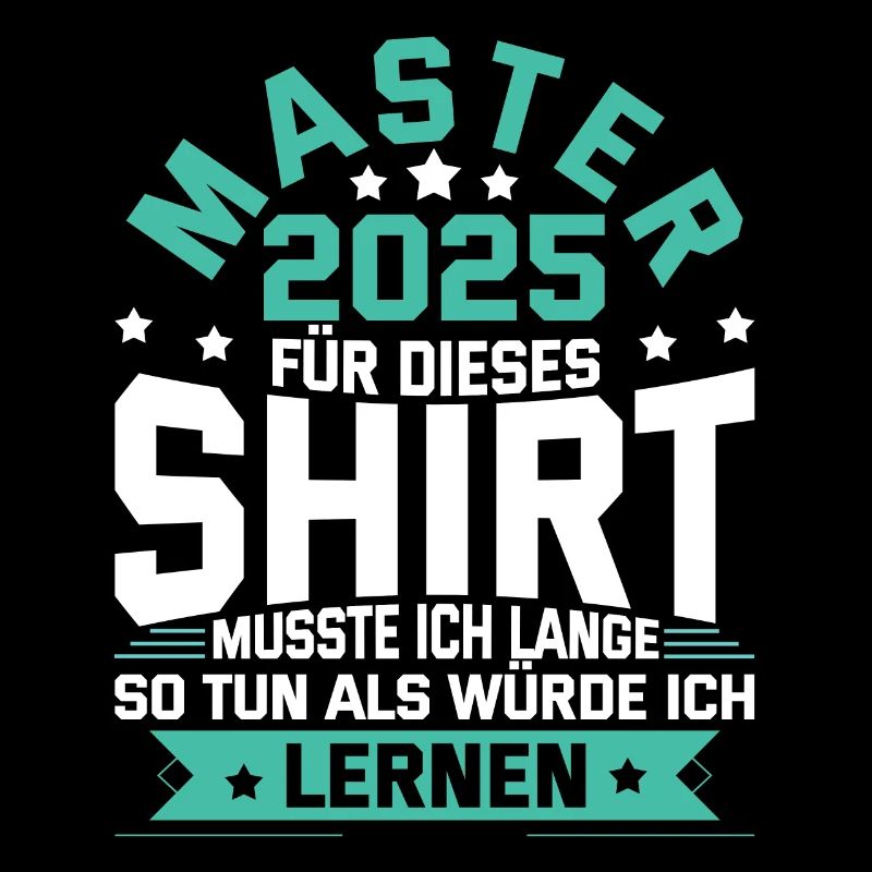 Master 2025 Abschluss Geschenk Studium Absolvent