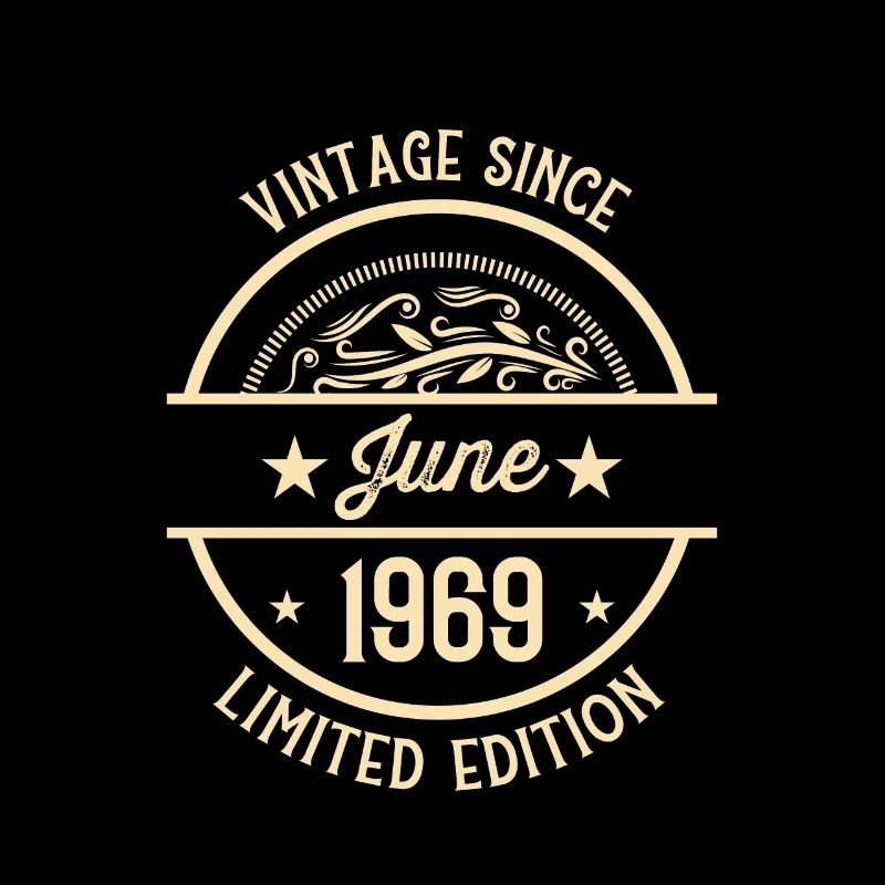 Geburtstag Vintage seit Juni 1969