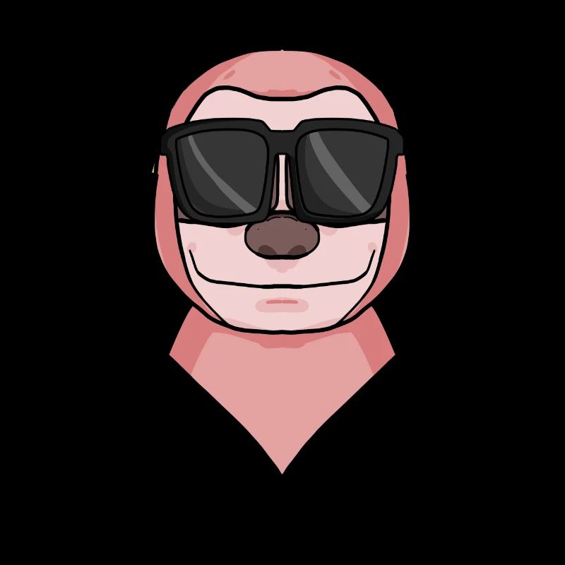 Faultier mit Brille