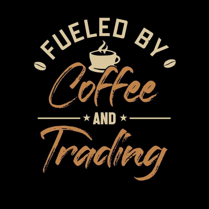 Fueled by Coffee and Trading Trader Bourse Marché