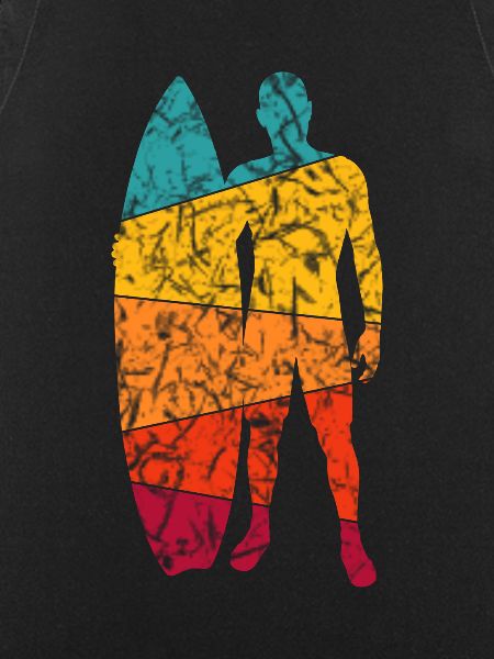 Retro Surfdesign - Surfer