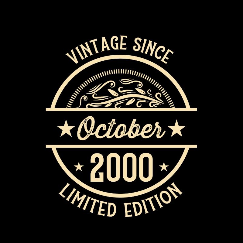 Geburtstag Vintage seit Oktober 2000