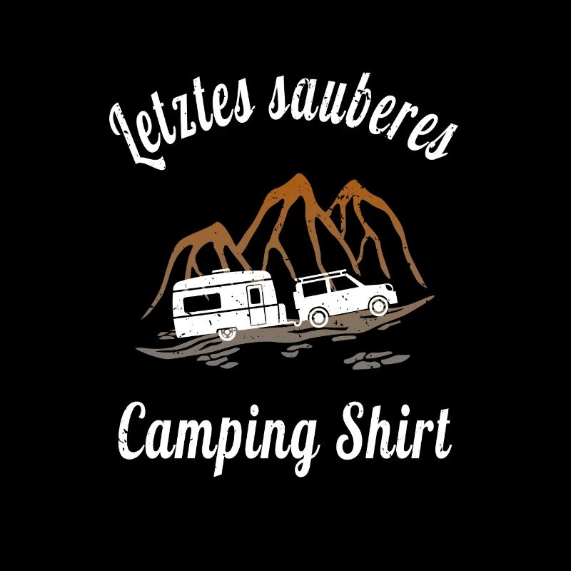 Wohnwagen lustig Camping Camper Camperin