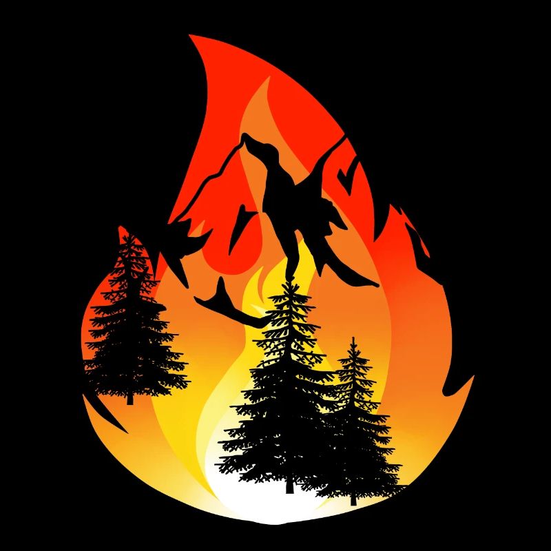 Inferno fire extinguishing fire brigade firefighter mountain