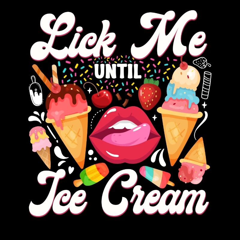Crème glacée Pun Cone Popsicle Bouche