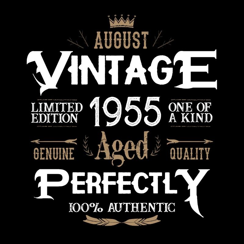 August 1955 geboren Legenden Geburtstag